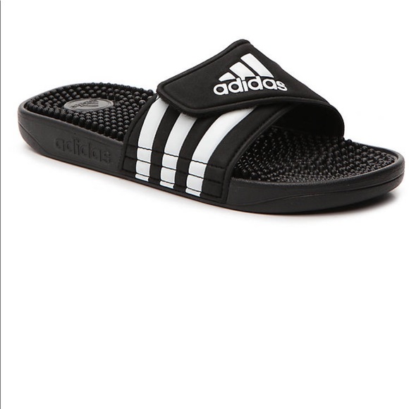 adidas velcro flip flops